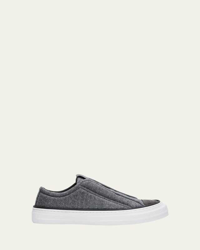 Wool Monili Slip-On Sneakers